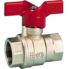 Kogelkranen uitverkoop PETTINAROLI F x F "new compact" fullway ball valve Rood butterfly hand