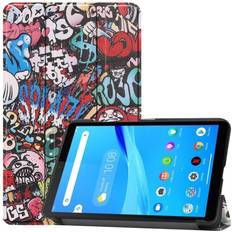 Fodral lenovo tab m7 MTK Tri-fold Fodral till Lenovo Tab M7 Graffiti