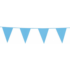 Globos Vimpel Flagguirlande Babyblå