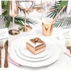 PartyDeco Koristelaatikot Ruusukulta 10-pakkaus
