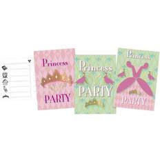 Prinsessa Kortit & Kutsut Haza Witbaard Princess Party Invitations 6pcs