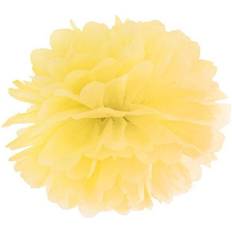 Runde Pomponer PartyDeco Pom Pom Gul