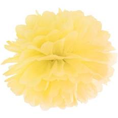 PartyDeco Pompon Di Carta Velina 25 cm Giallo
