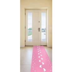 Babyshower Borden, Kopjes & Bestek Folat Baby Roze Geboorte Loper 2,5mtr