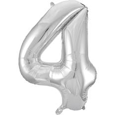 Sifferballonger Silver 86 cm