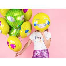 Plast Dyre- & Figurballoner Amscan Smilende Emoji Folie Ballon