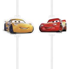 Vegaoo Cars papsugerør 4 stk