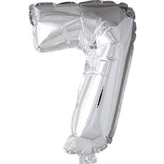 Folieballong Silver 7