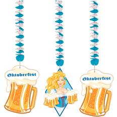 Folat Festartikler Folat Oktoberfest Swirls ØLGLAS 3 stk