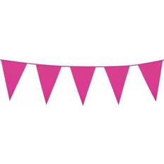 Globos Festdekorationer Globos Vimpel Flagguirlande Hot Pink