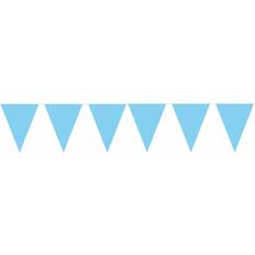 Latex Slingers en Confetti Folat BV Baby blue Bunting 10mtr