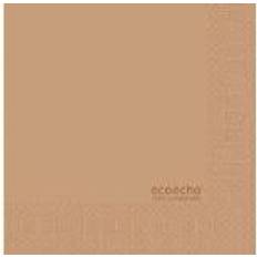Duni Serviet Ecoecho 24x24 cm 2-lag Brun,300 stk/pk