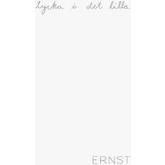 Ernst Servilleta con cita Lycka i det lilla, set de 20 blanco-gris