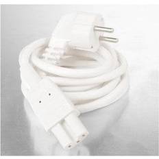 E:zo Elkabler E:zo Nq Power C15 Strømkabel, 1,8m, Hvid Ledning