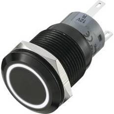 Tryckströmställare on sale TRU Components LAS1-AGQ-11E/W Tamper-proof pushbutton 250 V AC 5 A 1 x Off/(On) IP67 momentary 1 pc(s)
