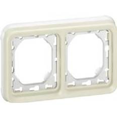 Legrand Plexo Ramme F/ Planforsænkning 4m Ip55 Hvid Vandret