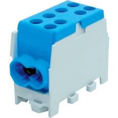 AVGR PLINT 2X25 2X16MM² BLÅ