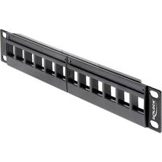 DeLock 10"-patchpanel Keystone