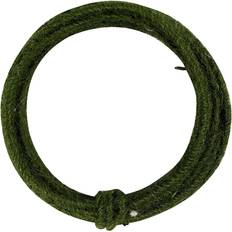 Creativ Company Jute wire, tykkelse 2-4 mm, grøn, 3m