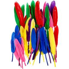 Creativ Company Kunst en Ambachten Creativ Company Feathers, L: 13 cm, assorted colours, 48 pc/ 1 pack