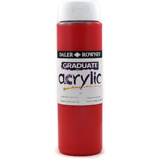 Graduate Acrylic Cadmium Red Deep Hue 500ml