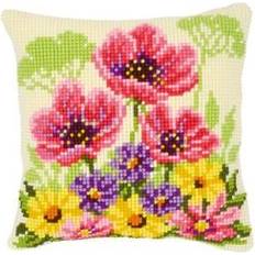 Vervaco Broderikit Kudde Blomstrande