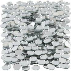 Creativ Company Spejlmosaik, diam. 10 mm, tykkelse 2 mm, rund, 500stk
