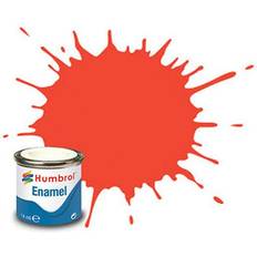 A base de agua Pinturas de Esmalte Humbrol 174 Signal Red Satin Enamel Paint 14ml