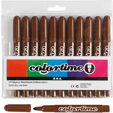 Colortime Tusch 5 mm brun 12stk