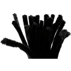 Piberensere Creativ Company Chenille Piberensere 9 mm Sort 25 stk