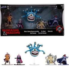 Nano metalfigs Jada D&D Dungeons And Dragons Beholder, Human Ranger (Minsc) Elf Bard, Orc Paladin, Tiefling Paladin Nano Metalfigs 4cm