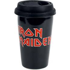 Silikon Tassen & Becher Iron Maiden Travelmug *Logo* Reisebecher Thermobecher 30cl