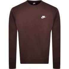 Nike Sportswear Club Fleece - Brown Basalt/White
