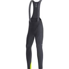 Gore C3 Thermo Bib-Tights + Men - Black/Neon Yellow