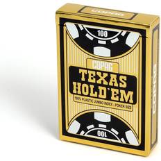 Cartes à jouer classiques Jeux de Société Copag Texas Hold Em Gold Jumbo Index