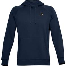 Under Armour Men's Rival Fleece Hoodie - Academy/Onyx White