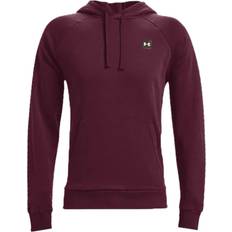 Under Armour Men's Rival Fleece Hoodie - Dark Maroon/Onyx White