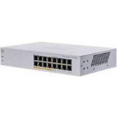 Cisco Ethernet Gigabit Interrupteurs Cisco Business 110-16PP 8 Ports Ethernet Gigabit + 8 Ports PoE Ethernet Gigabit 64 W