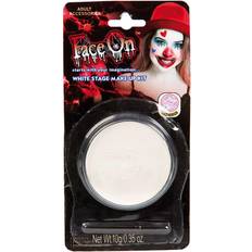 Hisab Joker Ansiktsf rg Vit, Oljebaserad (8,5g) Halloween & Maskerad White