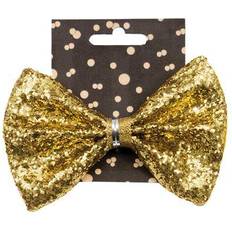 Hisab Joker Glitter Bow Tie Gold