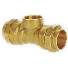 isiflo Isiflo 40 mm x 1.1/4" tee med muffe, messing, PN16