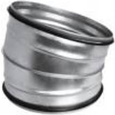 Bøjning 15° Ø125 mm Nippel/Nippel