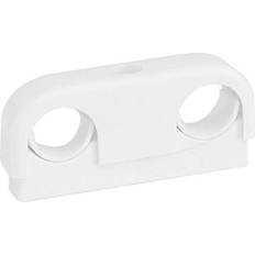 Faluplast Original 16900 Rörklämma dubbel, 22-28 mm, vit
