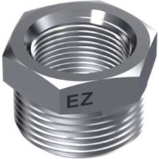 Ezze Forkromet Nippelmuffe 1/2" x 3/8"