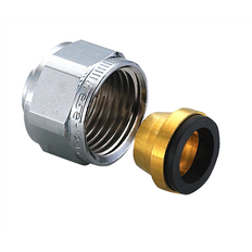 MMA Vand & Afløb MMA Halvkoppling klämring 10mm x G10 krom