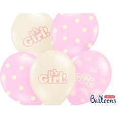 Baby Shower Latexballoner PartyDeco Baby Lyserøde Balloner