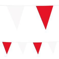 Boland 10 Plastic Bunting: Red & White