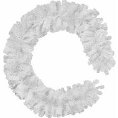 tectake Christmas garland Christmas wreath, garland, wreath white