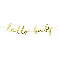 PartyDeco Garlands Hello Baby 70cm