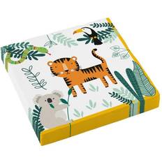 Bon_marché Serviettes en papier Amscan 16 Serviettes Animaux de la Jungle